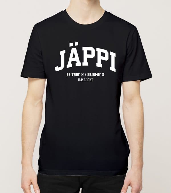 Ilmajoki - Jäppi, Koordinaatit, t-paita