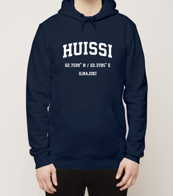 Ilmajoki - Huissi, Koordinaatit, huppari