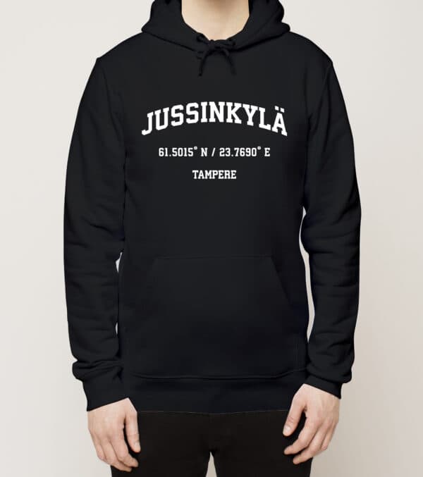 Tampere - Jussinkylä, Koordinaatit, huppari