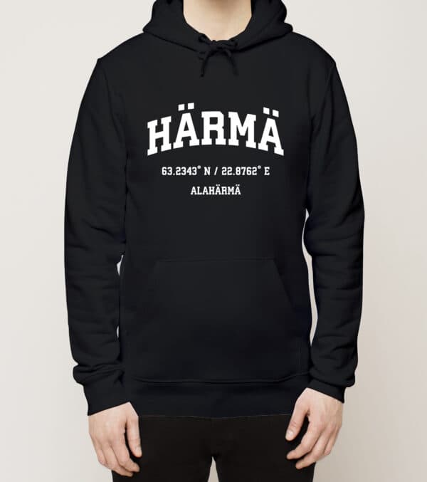 Alahärmä - Härmä, Koordinaatit, huppari