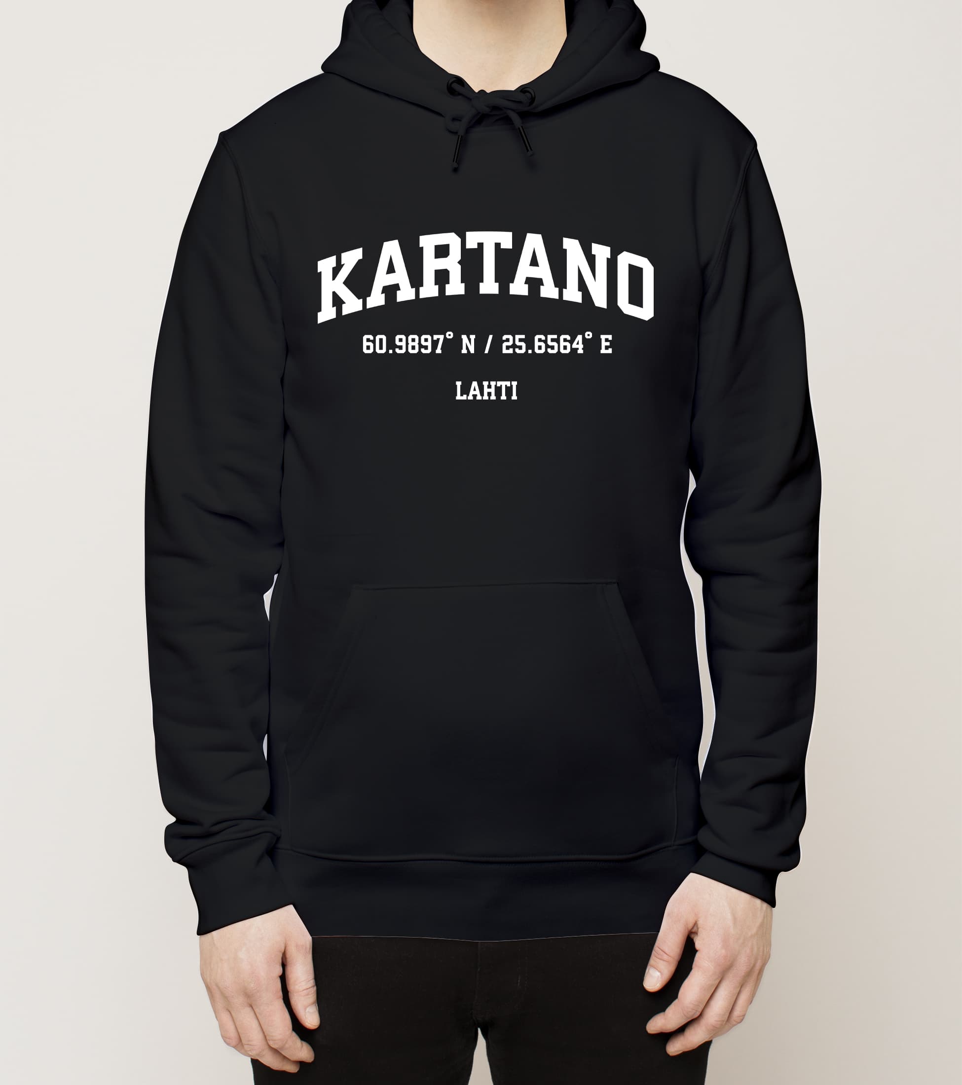 Lahti - Kartano, Koordinaatit, huppari