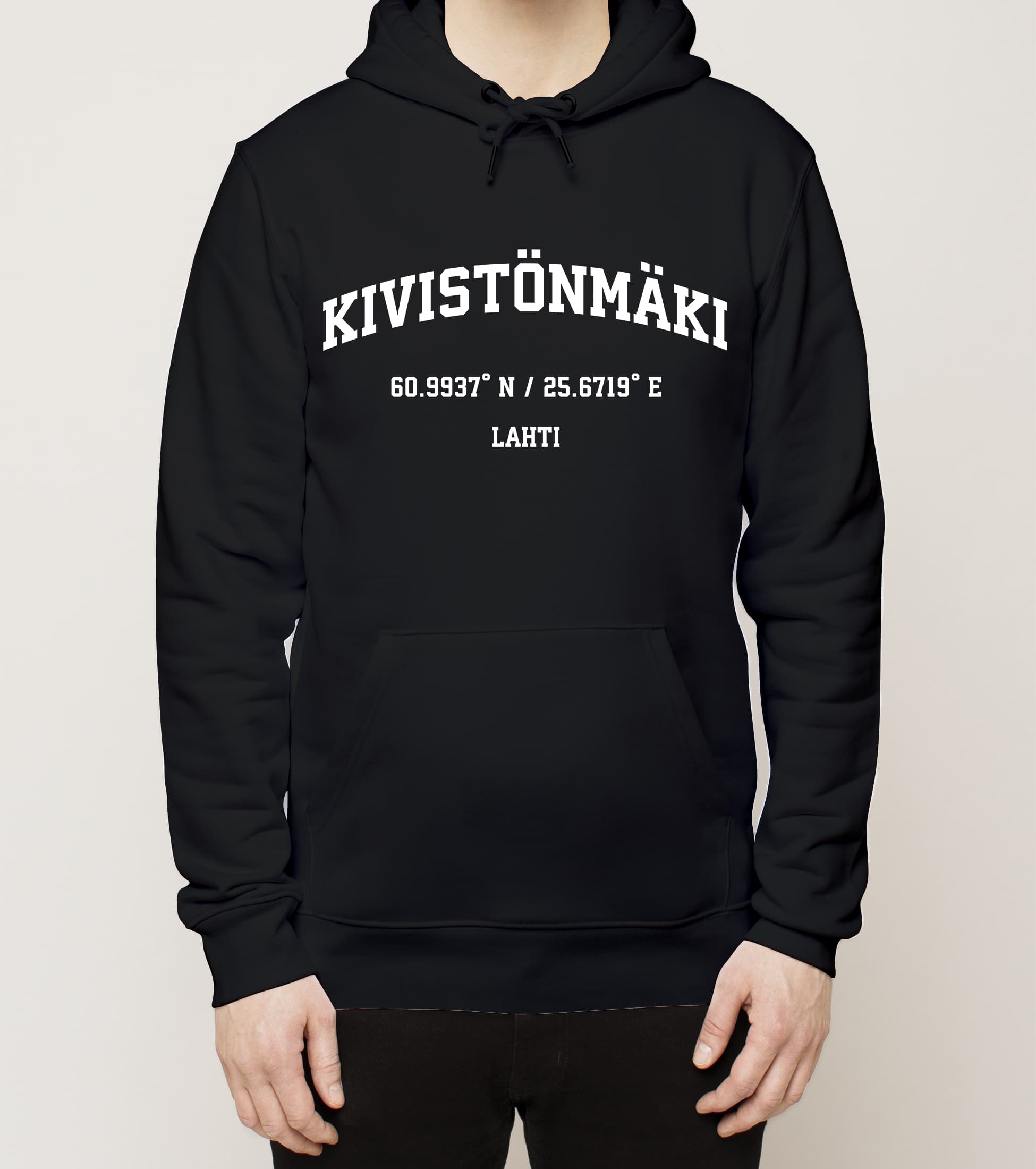 Lahti - Kivistönmäki, Koordinaatit, huppari