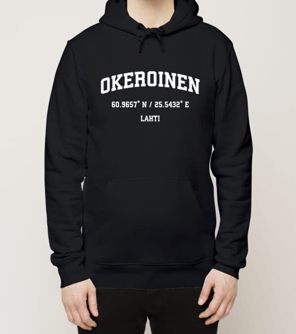Lahti - Okeroinen, Koordinaatit, huppari