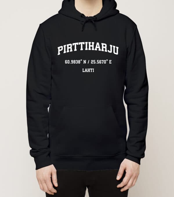 Lahti - Pirttiharju, Koordinaatit, huppari