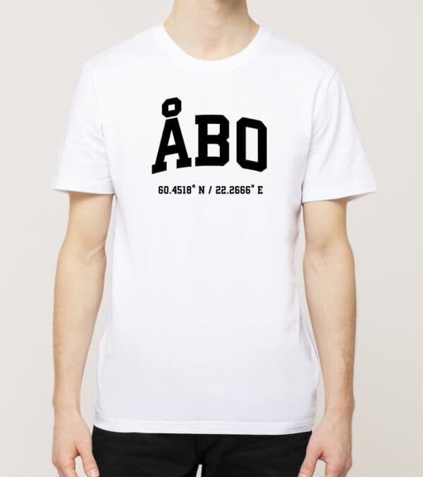 Åbo - Åbo, Koordinaatit, t-paita