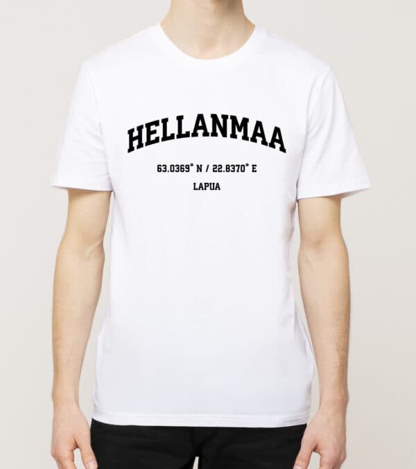 Lapua - Hellanmaa, Koordinaatit, t-paita