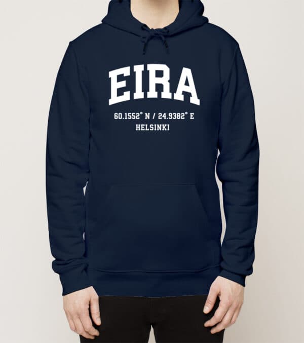 Helsinki - Eira, Koordinaatit, huppari