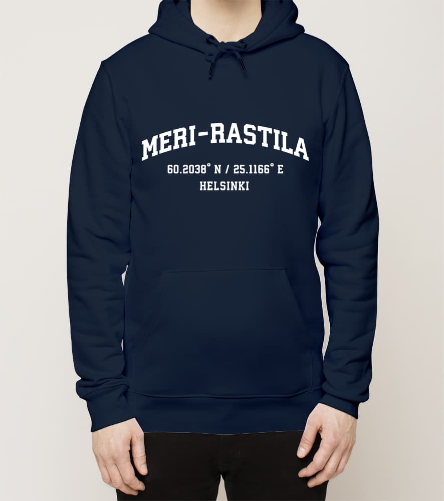 Helsinki - Meri-Rastila, Koordinaatit, huppari