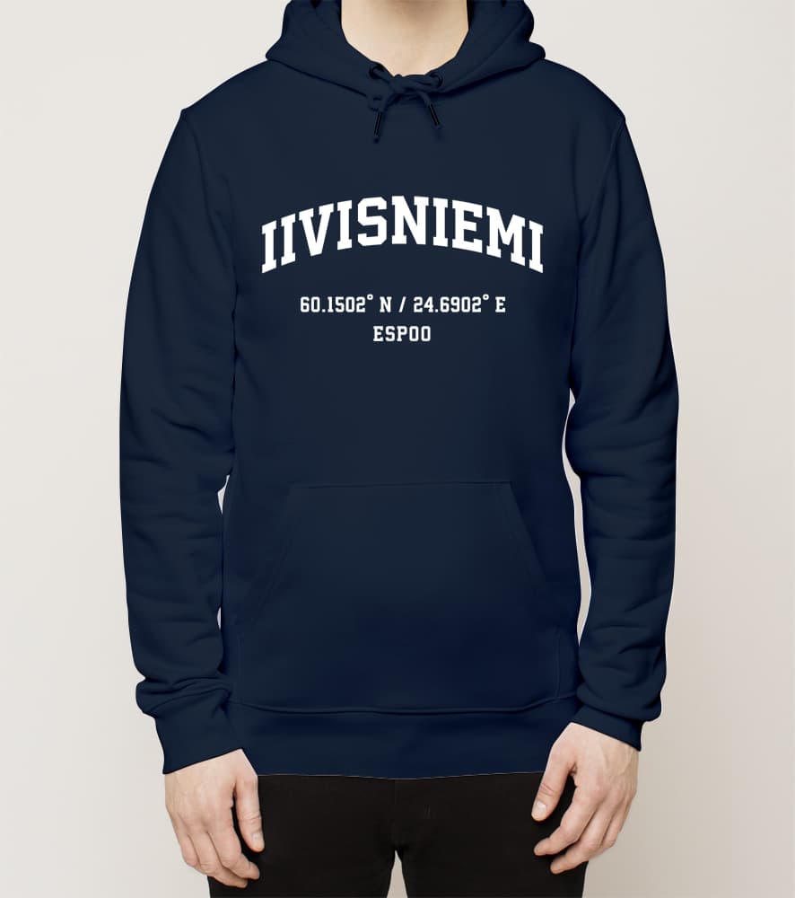 Espoo - Iivisnieni, Koordinaatit, huppari