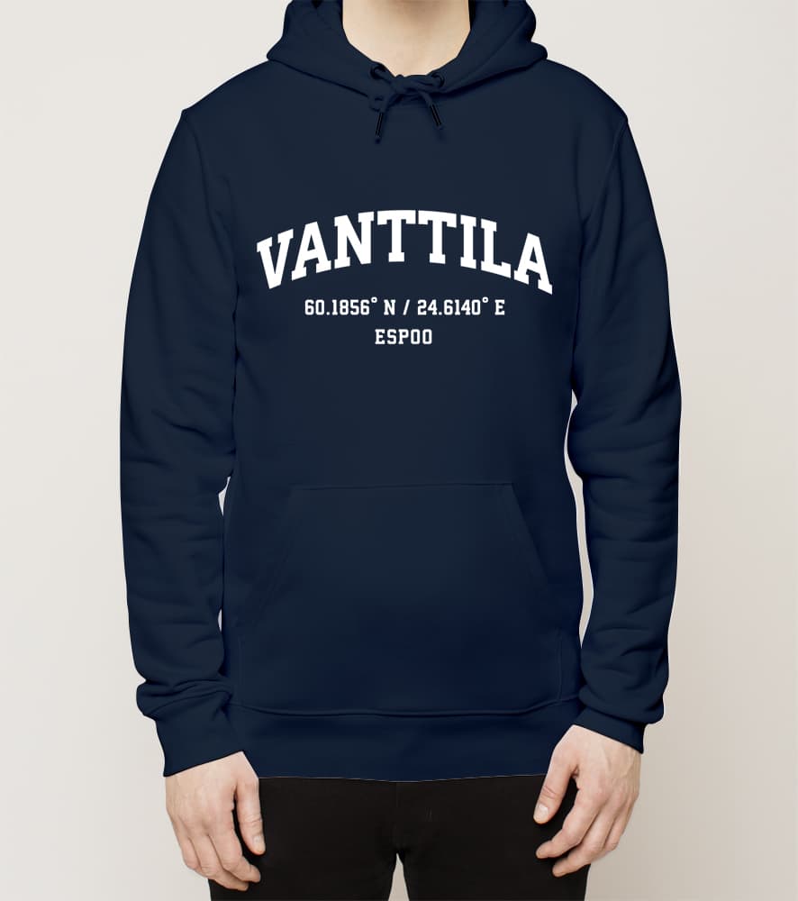 Espoo - Vanttila, Koordinaatit, huppari