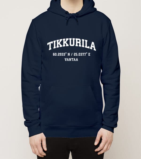 Vantaa - Tikkurila, koordinaatit, huppari