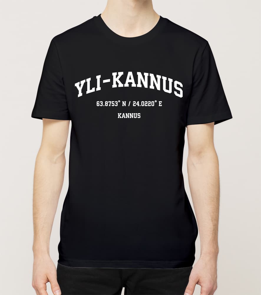 Kannus - Yli-Kannus, Koordinaatit, t-paita - Image 2