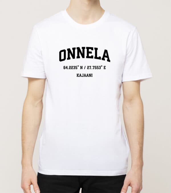 Kajaani - Onnela, Koordinaatit, t-paita