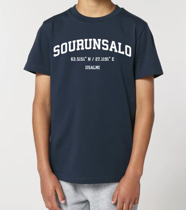 Iisalmi - Sourunsalo, Koordinaatit, lasten t-paita