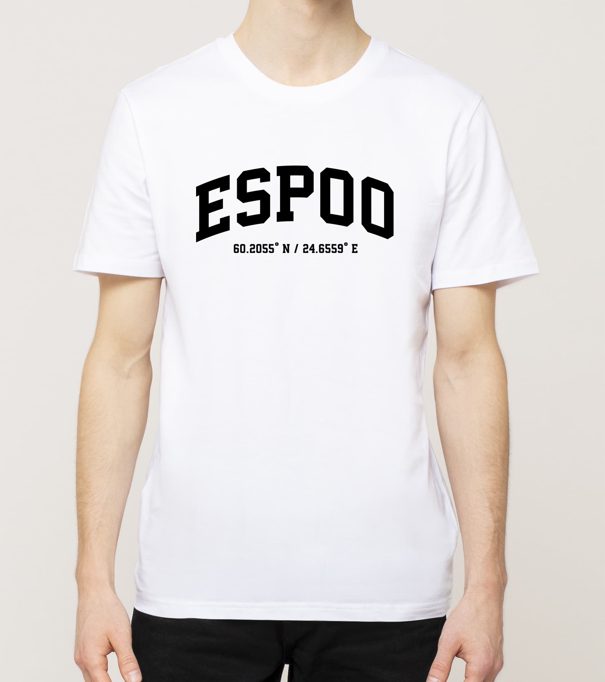 Espoo - Espoo, Koordinaatit, t-paita