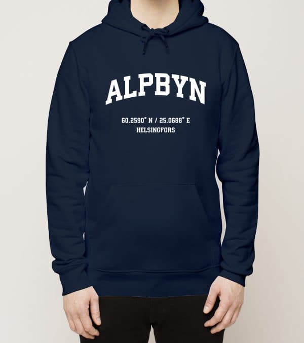 Helsingfors - Alpbyn, Koordinaatit, huppari