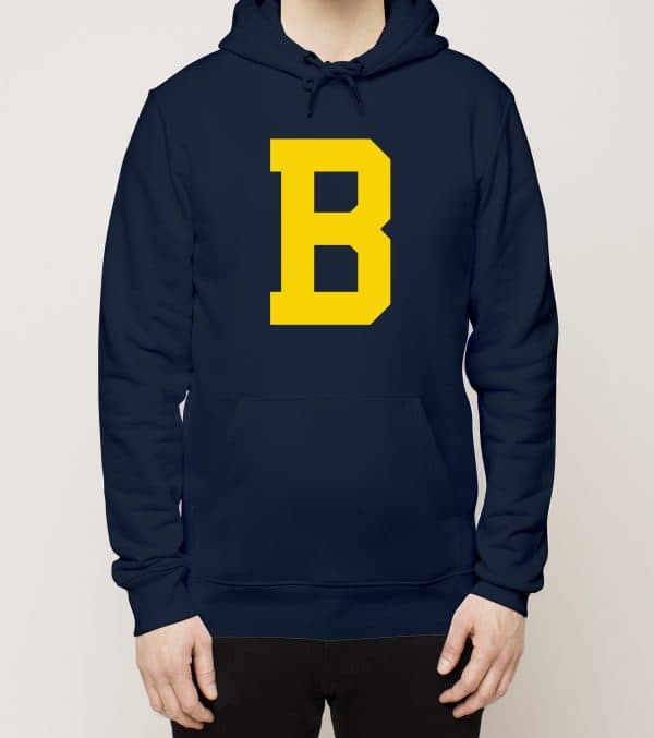 B, Aakkoset, huppari