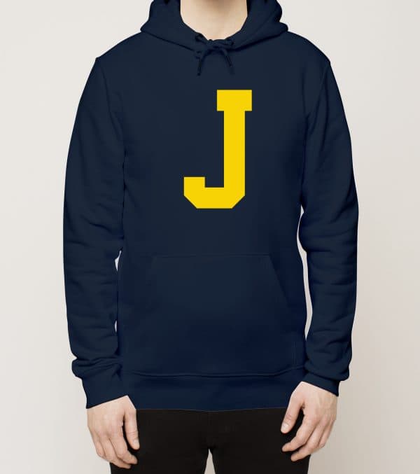 J, Aakkoset, huppari