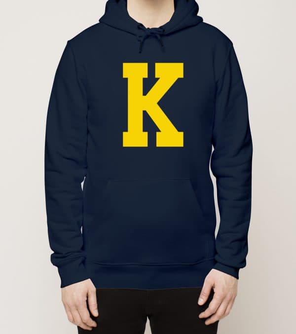 K, Aakkoset, huppari