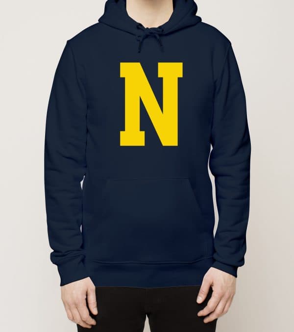 N, Aakkoset, huppari