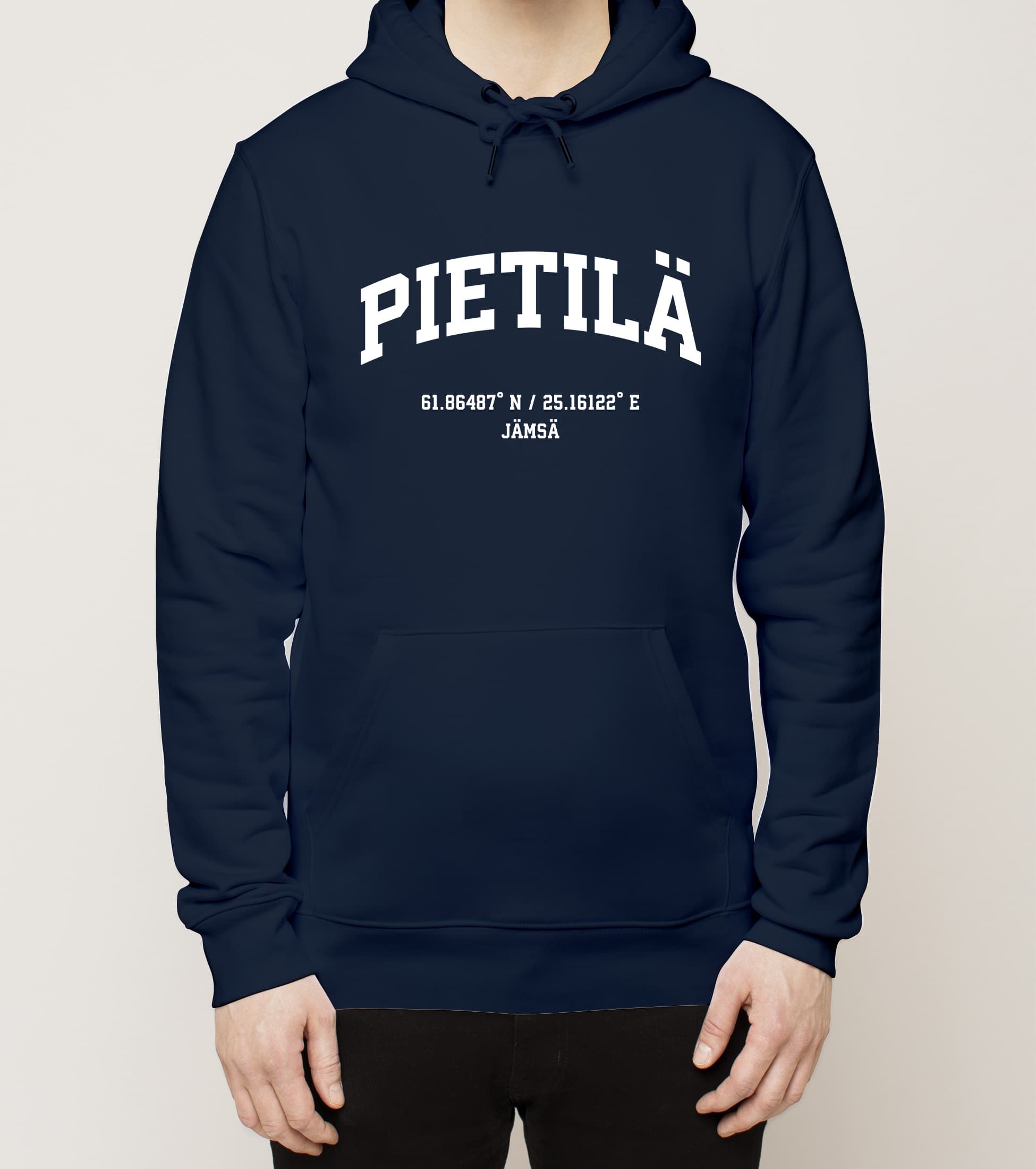 Jämsä - Pietilä, Koordinaatit, huppari