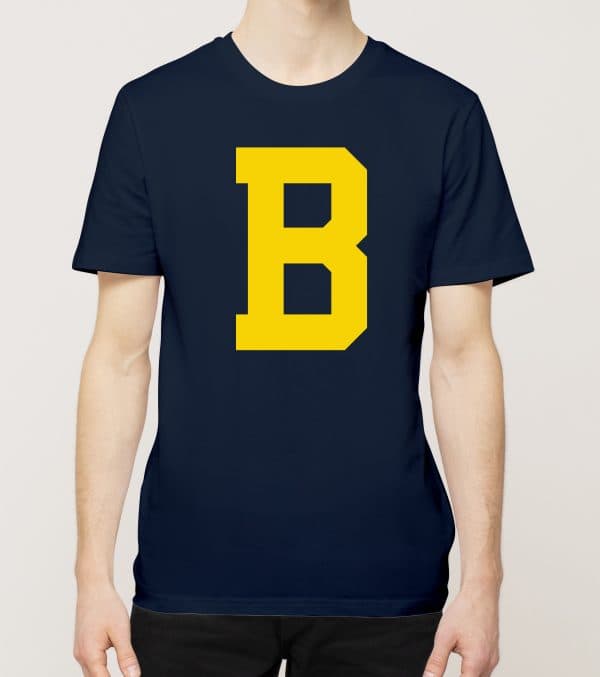 B, Aakkoset, t-paita