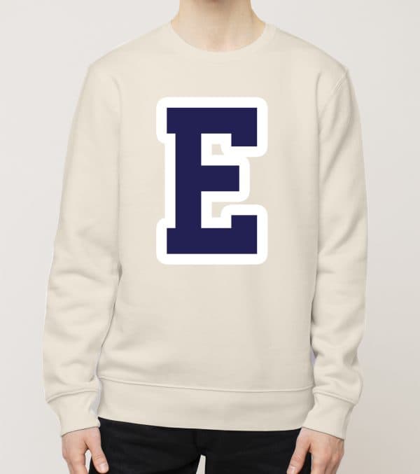 E, Aakkoset moniväri, college