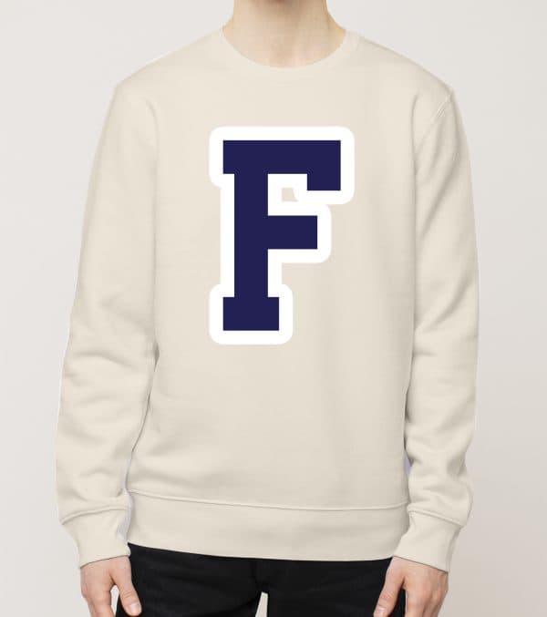 F, Aakkoset moniväri, college