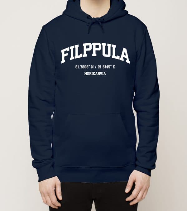 Merikarvia - Filppula, Koordinaatit, huppari