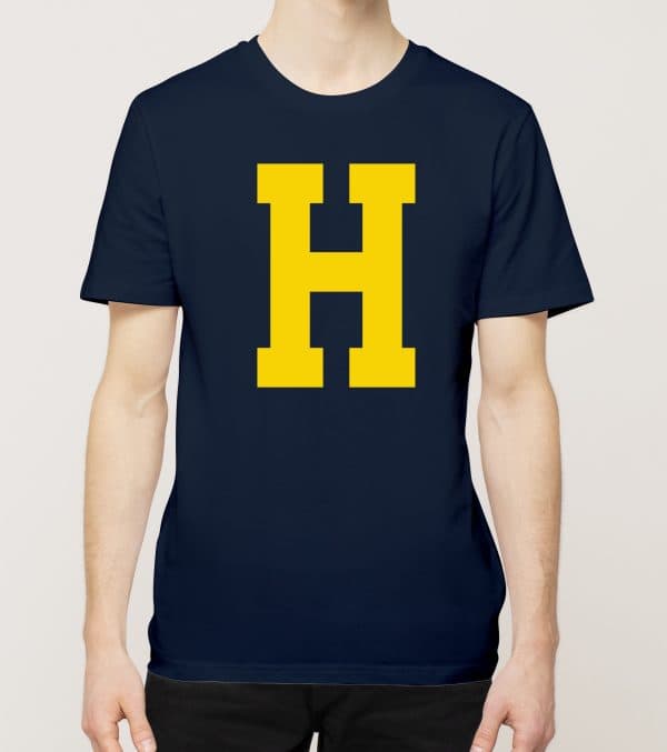 H, Aakkoset, t-paita