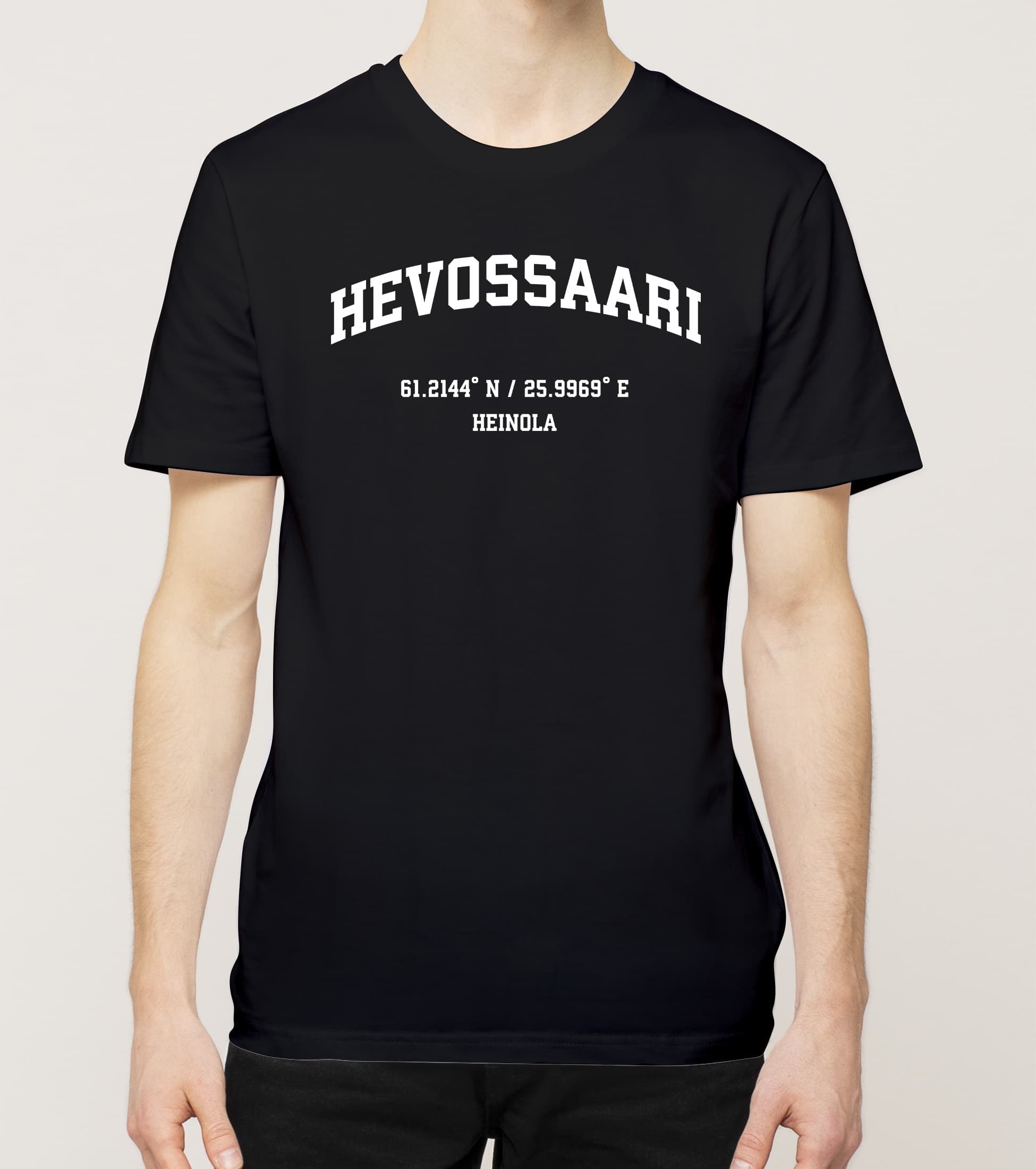Heinola - Hevossaari, Koordinaatit, t-paita