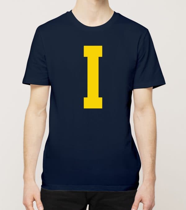 I, Aakkoset, t-paita