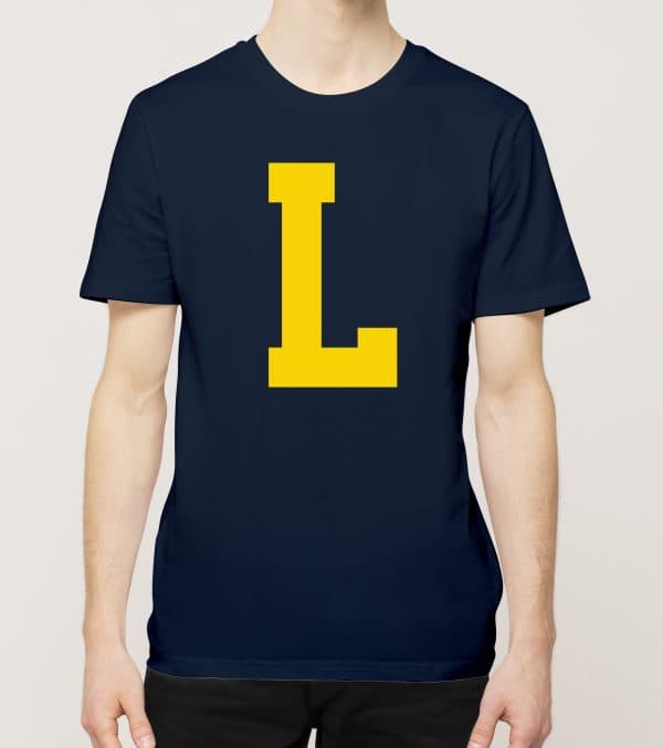 L, Aakkoset, t-paita