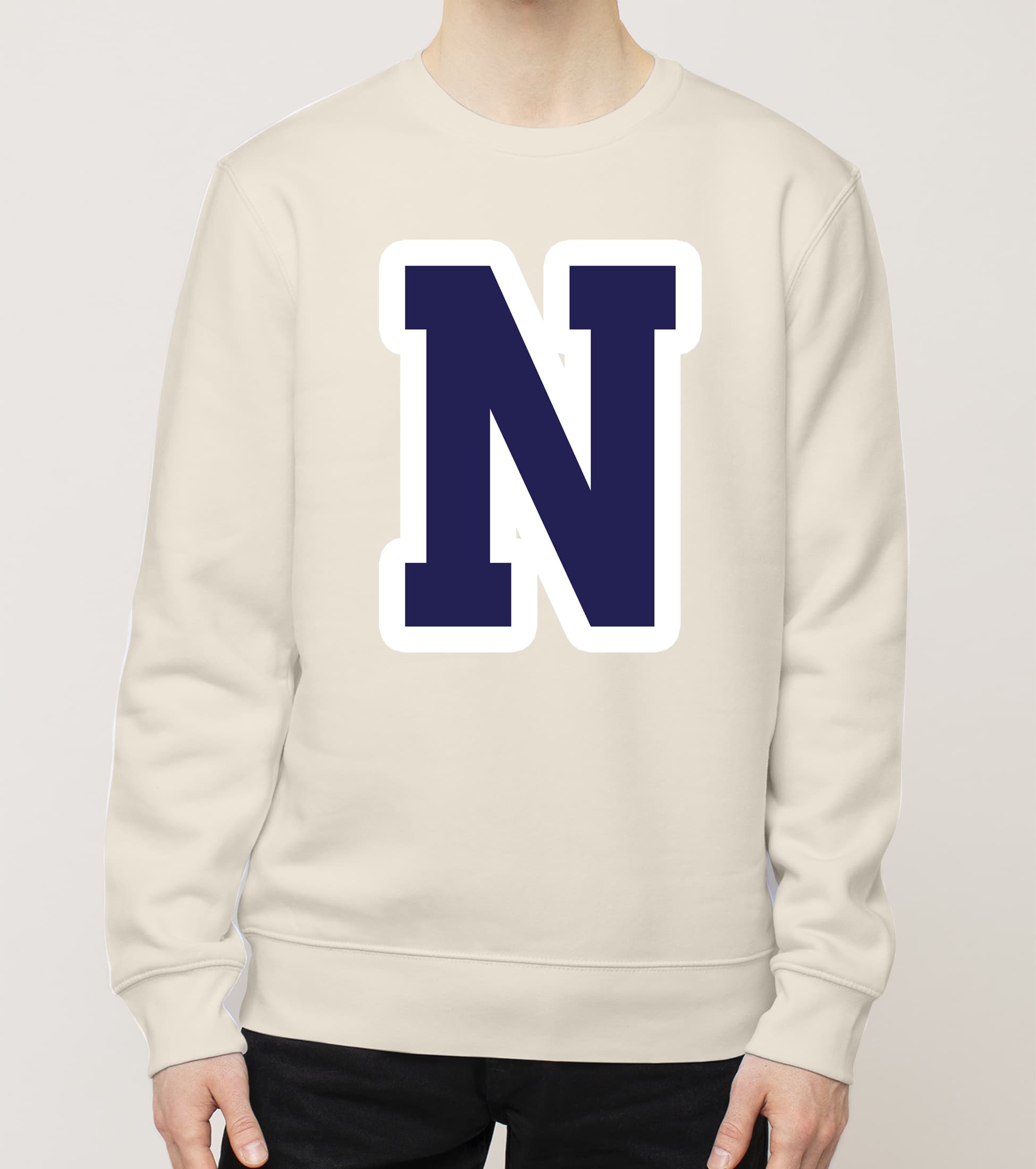 N, Aakkoset moniväri, college