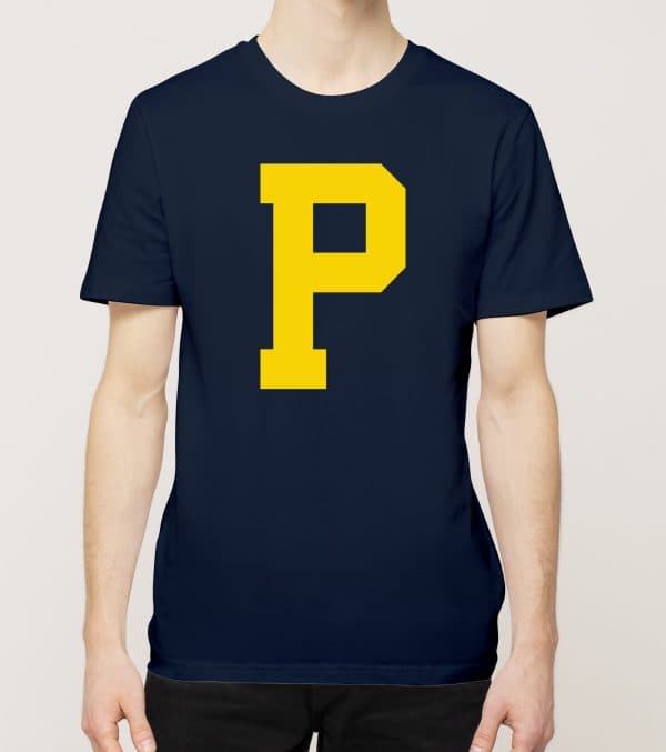 P, Aakkoset, t-paita