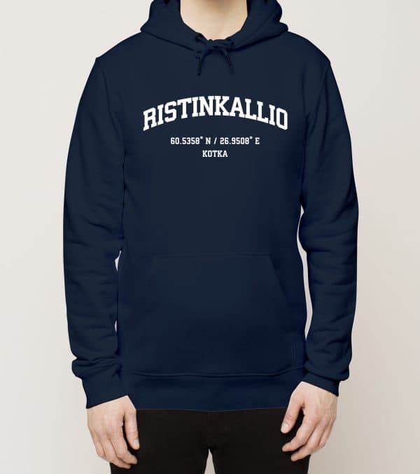 Kotka - Ristinkallio, Koordinaatit, huppari