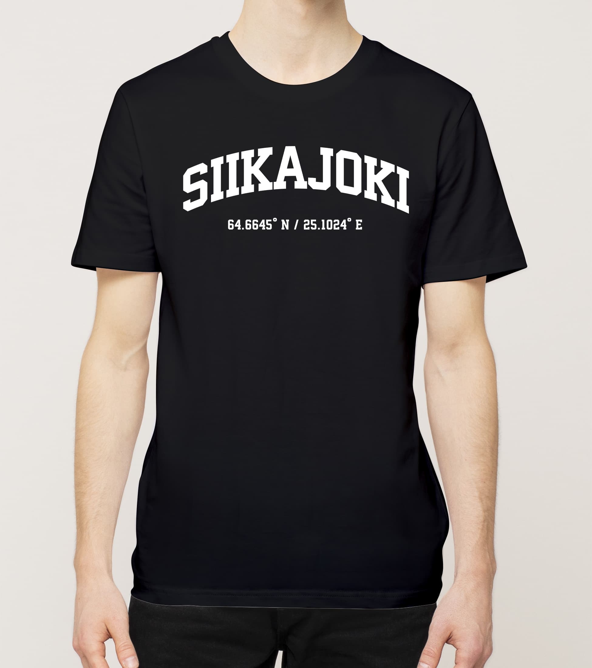 Siikajoki - Siikajoki, Koordinaatit, t-paita