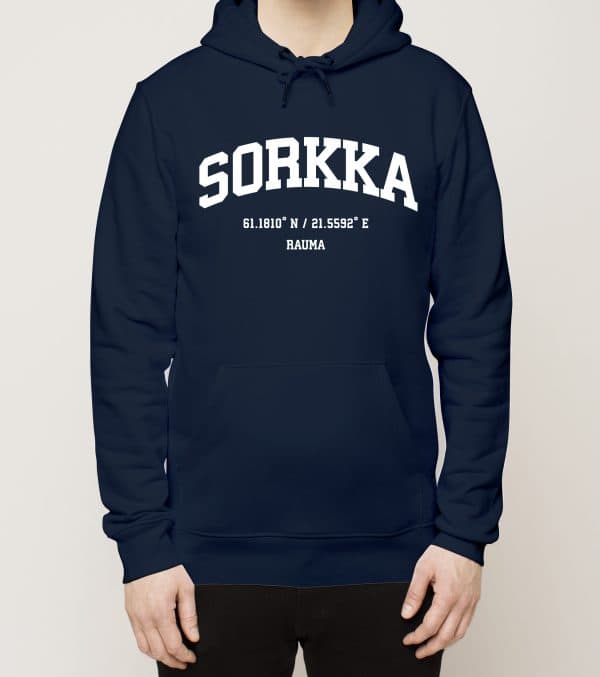 Rauma - Sorkka, Koordinaatit, huppari