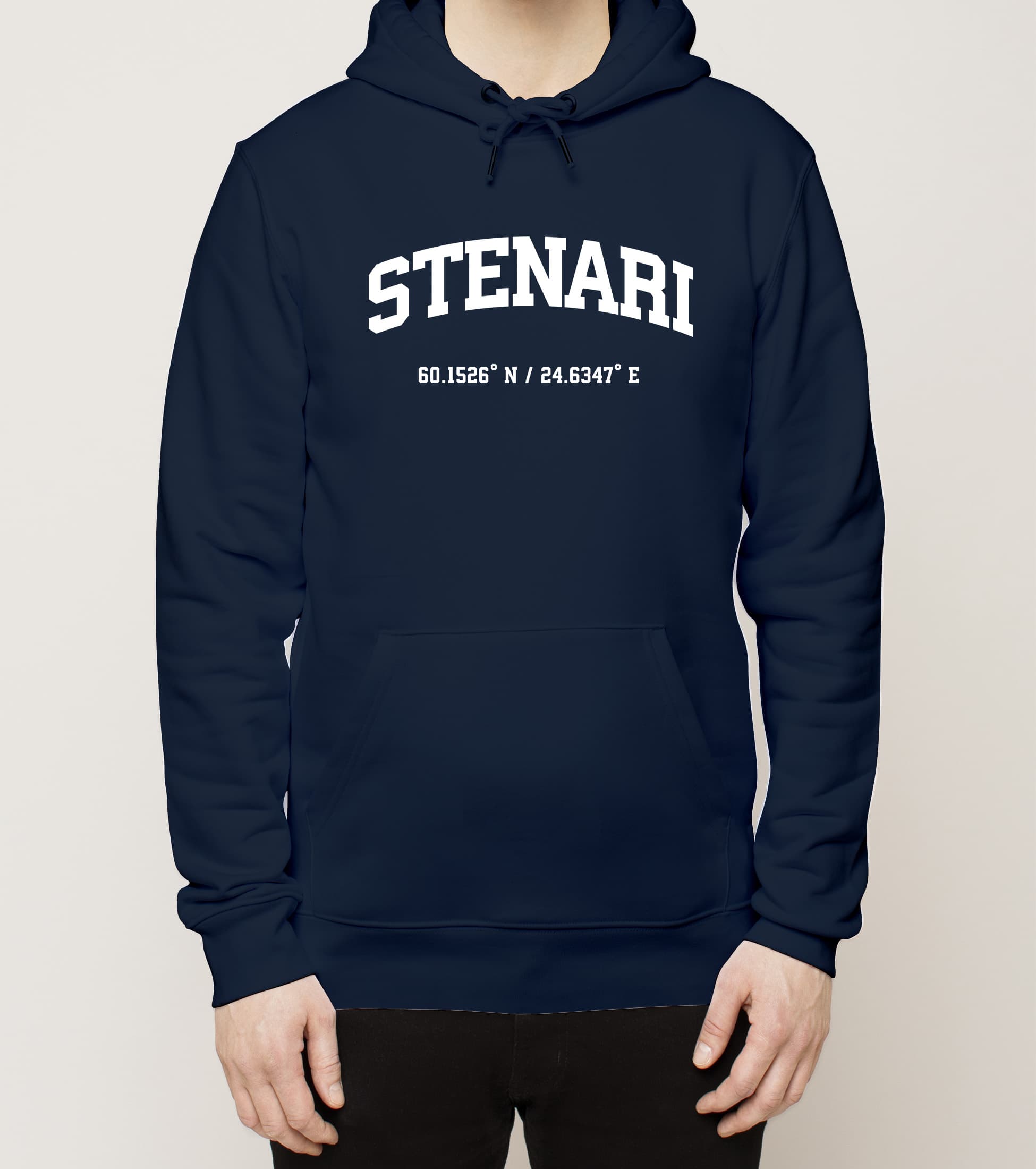 Esbo - Stenari, Koordinaatit, huppari