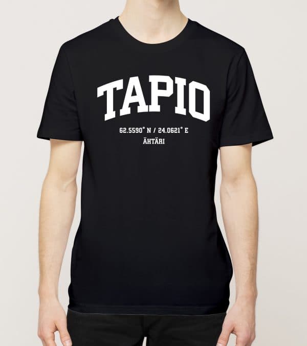 Ähtäri - Tapio, Koordinaatit, t-paita