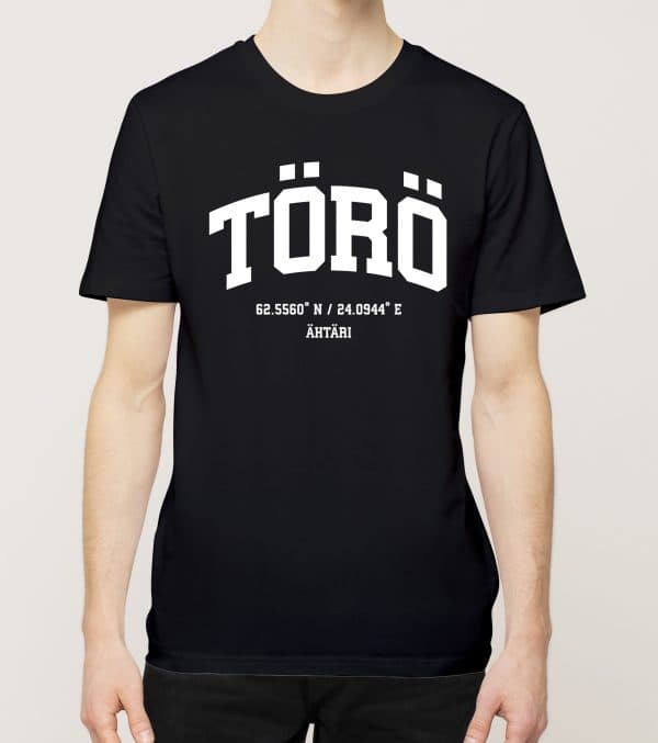 Ähtäri - Törö, Koordinaatit, t-paita