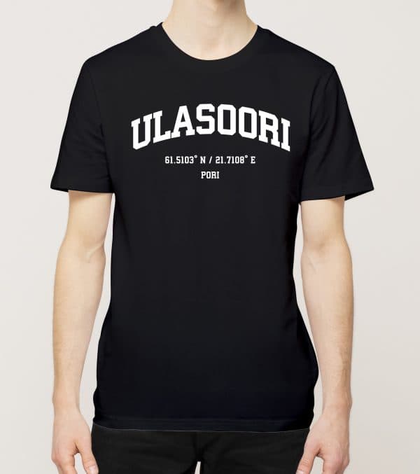 Pori - Ulasoori, Koordinaatit, t-paita