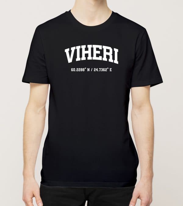 Esbo - Viheri, Koordinaatit, t-paita