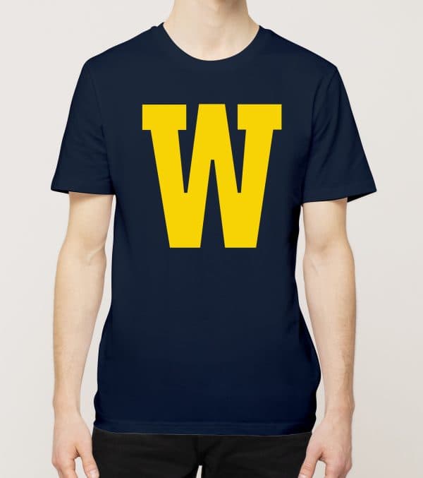 W, Aakkoset, t-paita