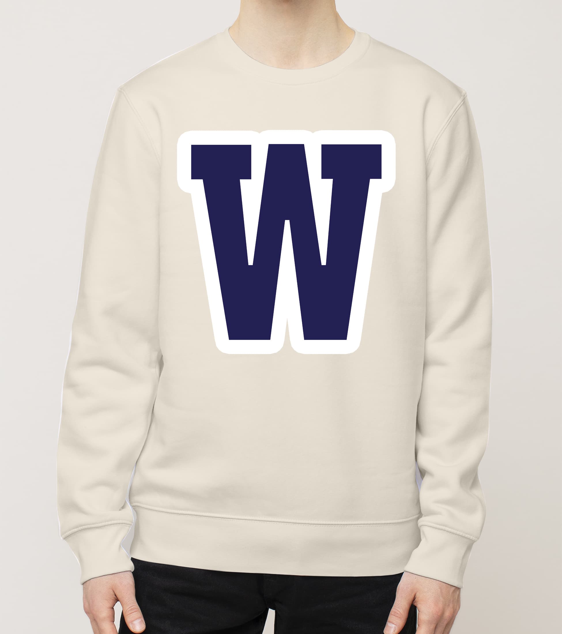 W, Aakkoset moniväri, college