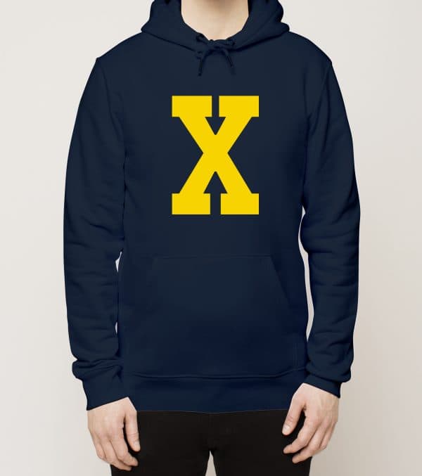 X, Aakkoset, huppari