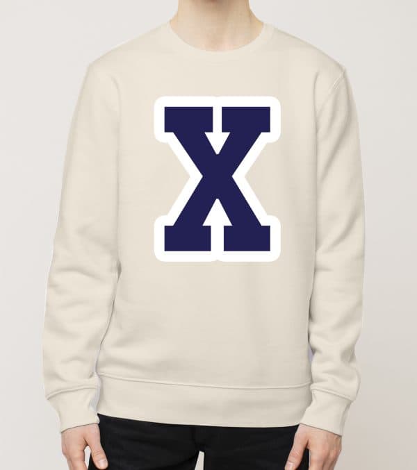 X, Aakkoset moniväri, college
