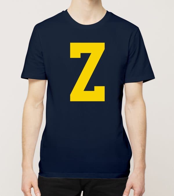 Z, Aakkoset, t-paita