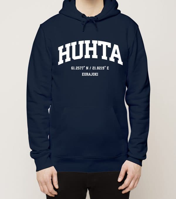 Eurajoki - Huhta, Koordinaatit, huppari
