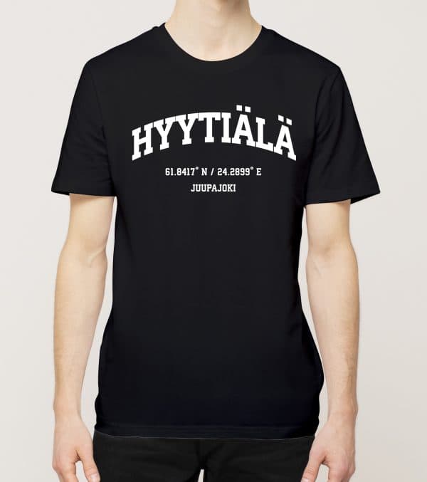 Juupajoki - Hyytiälä, Koordinaatit, paita